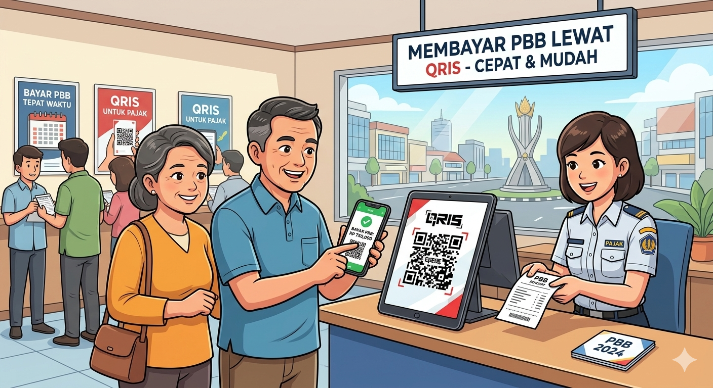 Pemkot Bandar Lampung Permudah Pembayaran PBB Lewat QRIS dan Ritel Modern