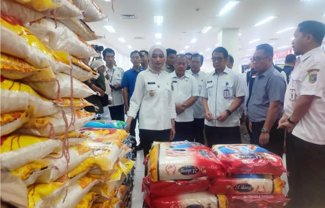 Sidak Pasar di Bandar Lampung, Harga Kebutuhan Pokok Stabil dan Pangan Dipastikan Aman