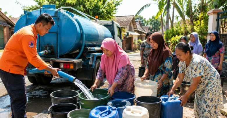 Pemkot Hadir Saat Warga Butuh, 200 Ribu Liter Air Bersih Digelontorkan ke Daerah Terdampak