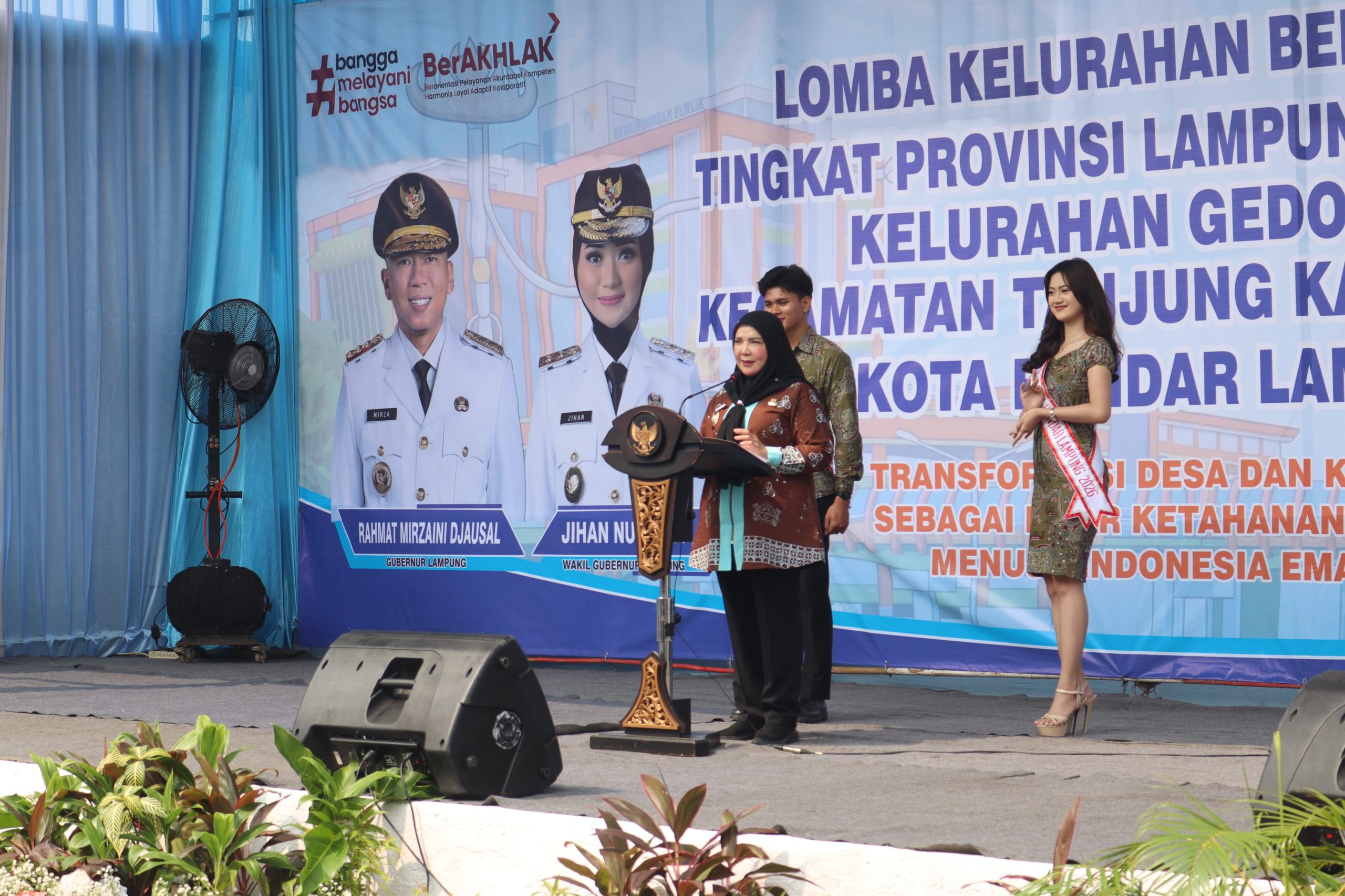 Bunda Eva Optimis Gedong Air Bisa Wakili Lampung di Lomba Kelurahan Tingkat Nasional 2026